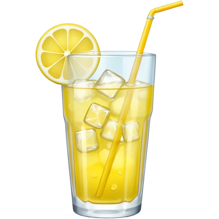 lemonade with ice emoji