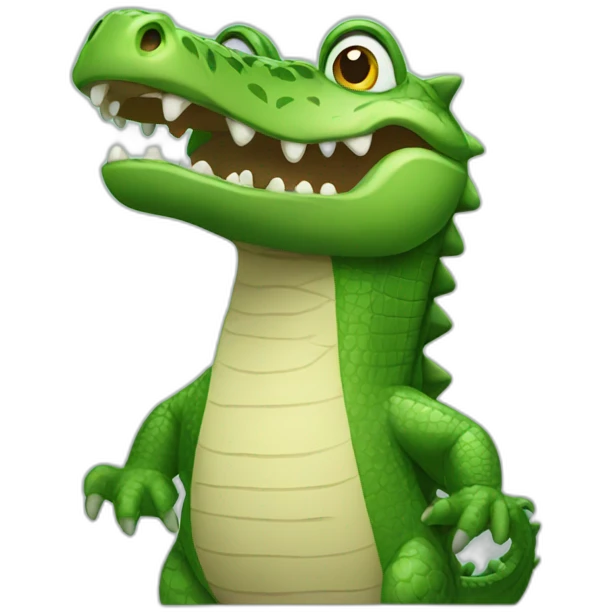crocodile confused emoji