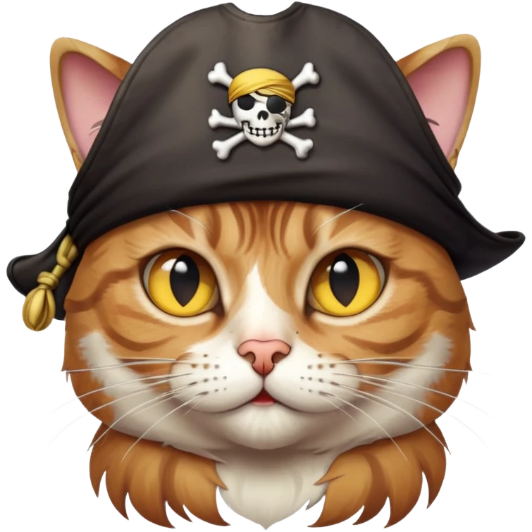 pirate cat emoji