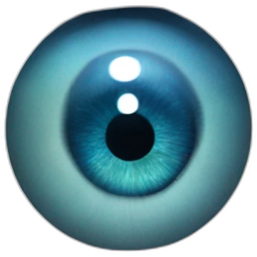 eyeball emoji with whale reflections emoji