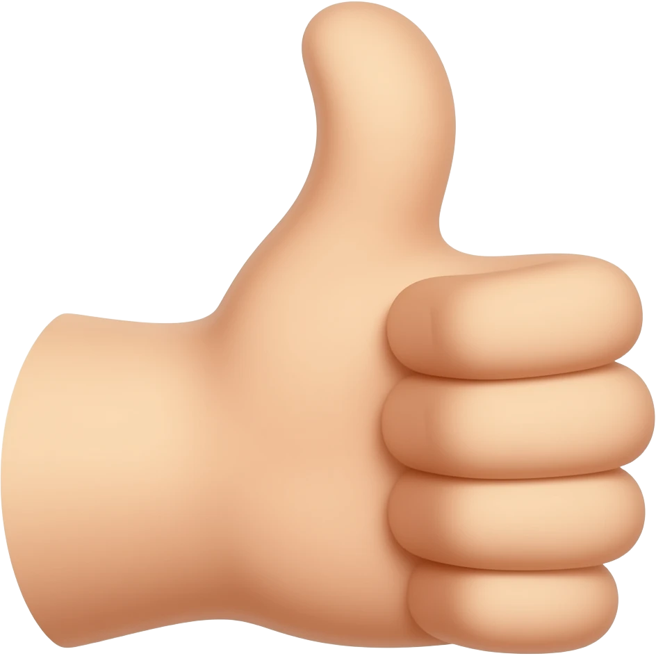 Hand hold up its thumb and index finger and middle finger only emoji