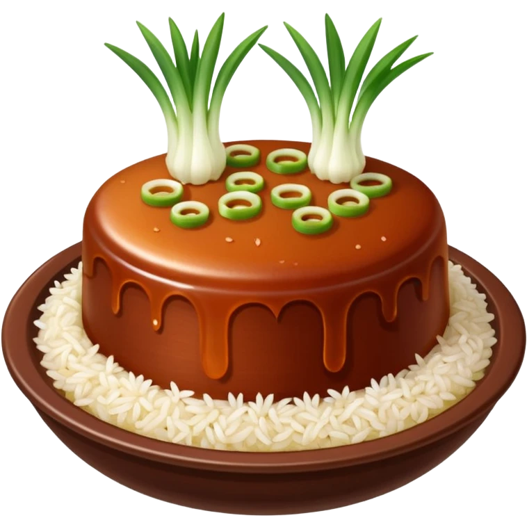Bœuf caramélisé aux oignons & riz emoji
