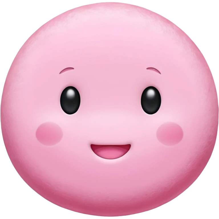 Pink mochi emoji