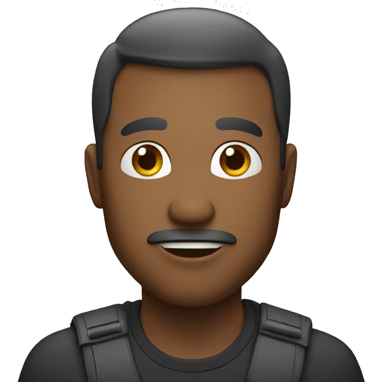 man talking to camera emoji