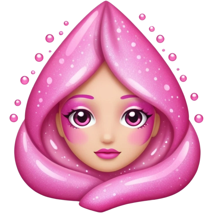 glitter liquid blush product emoji