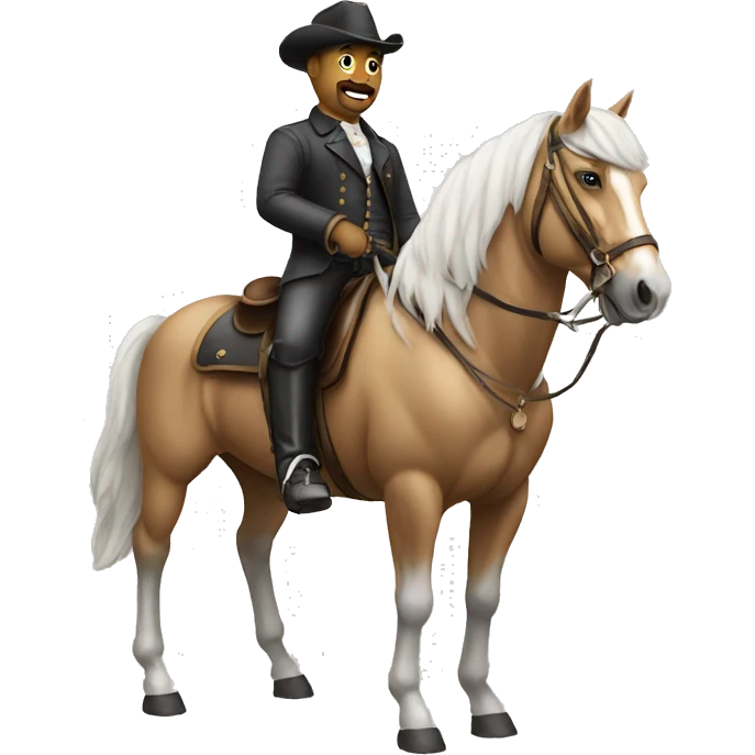 Big man on a horse emoji