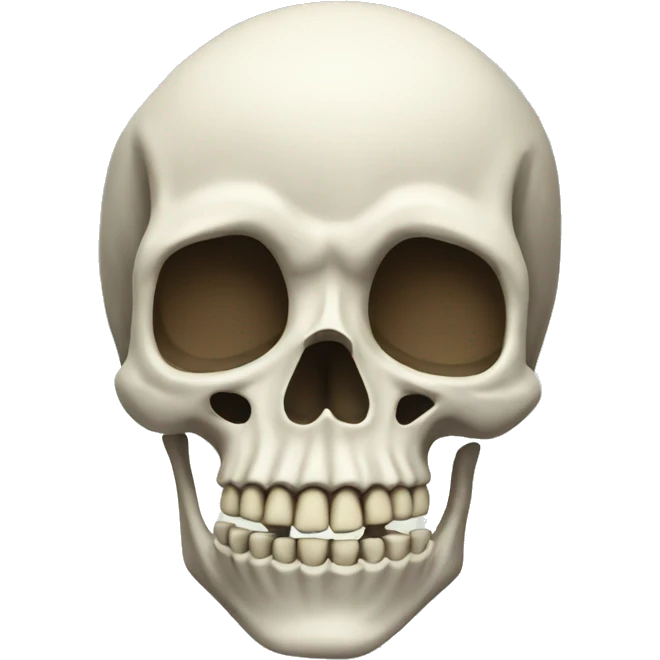 shoked skeleton emoji