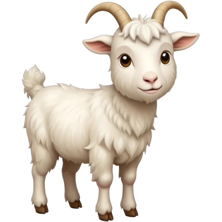 Stupid goat emoji