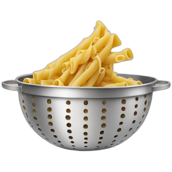 pasta in a colander emoji