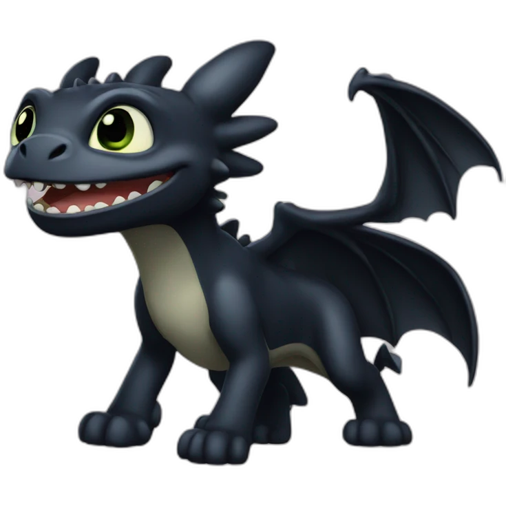 Toothless emoji