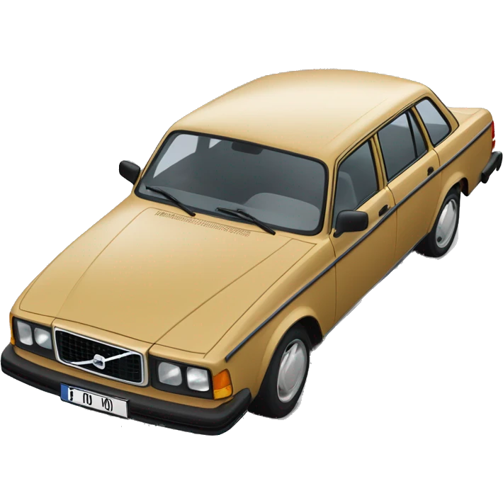 volvo 240 with the text "10/10" over it emoji