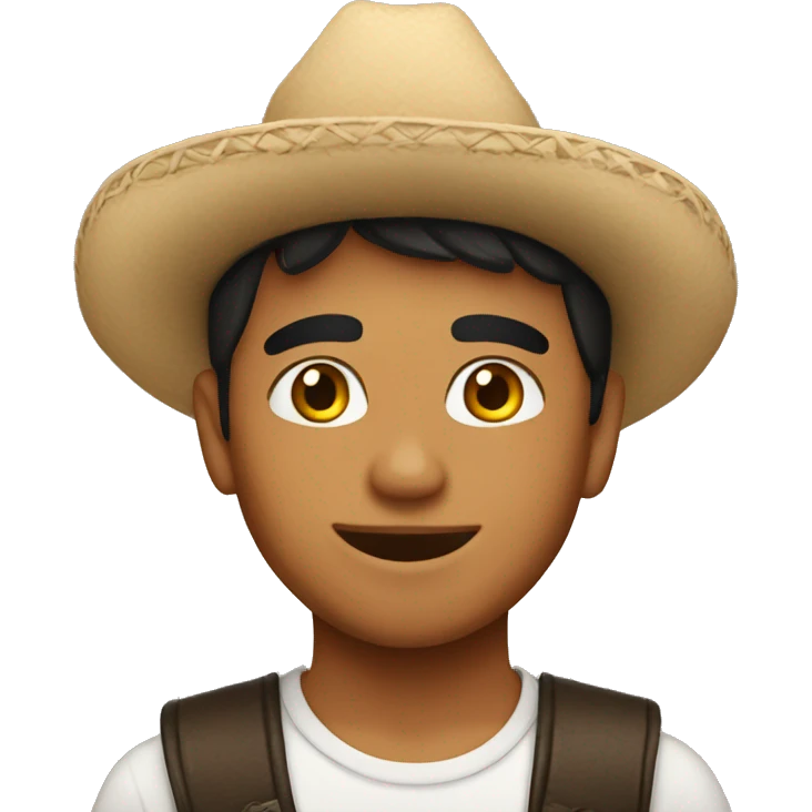 Mexican boy in love emoji