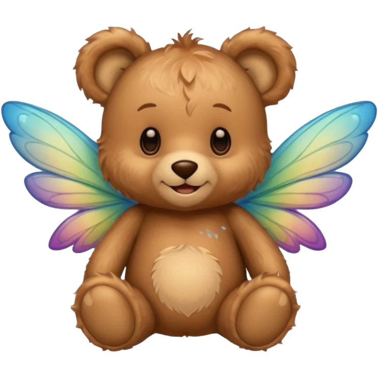 teddy bear with fairy wings emoji