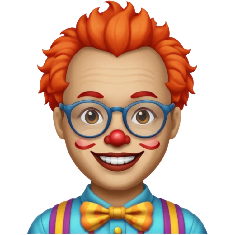 🤓+🤡 emoji