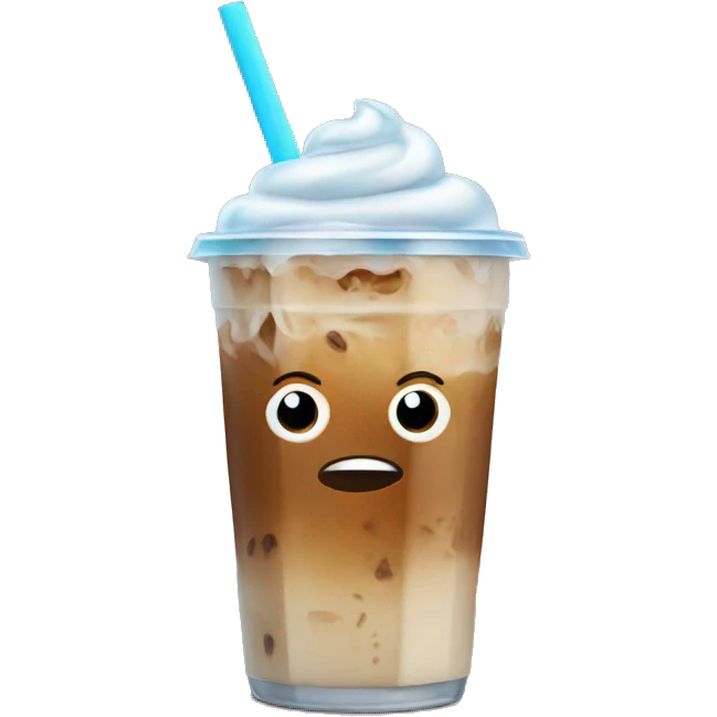 Iced coffee emoji