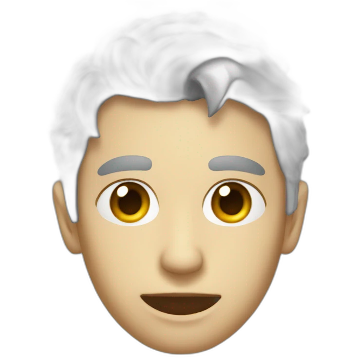 Persona sin pelo en la cabeza emoji