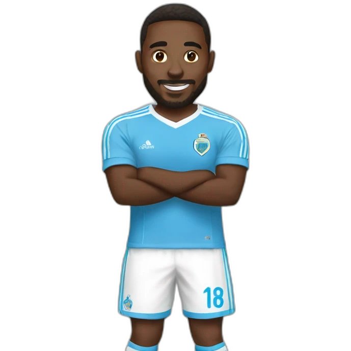Joueur de Marseille équipe de foot emoji