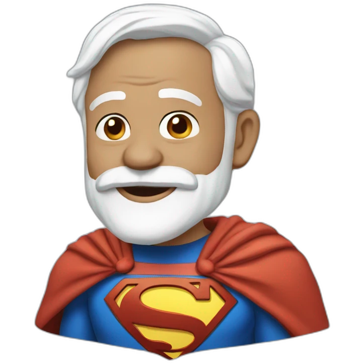 Modi super man emoji