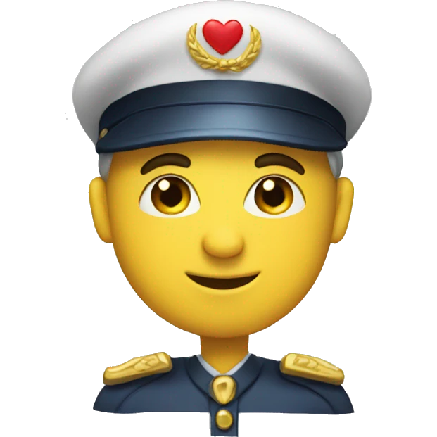 Doorman heart emoji