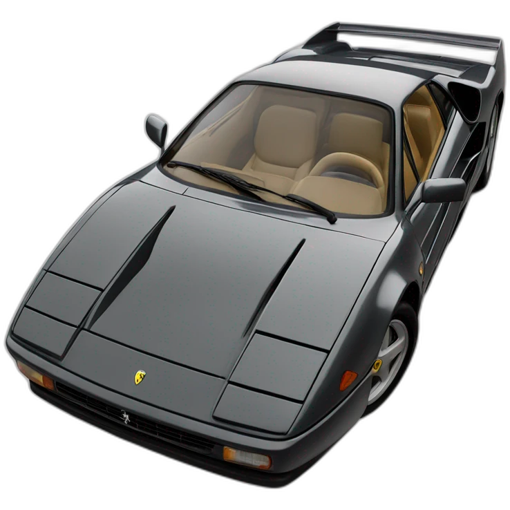 Ferrari testarossa emoji