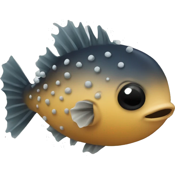 my friend as a blowfish  emoji