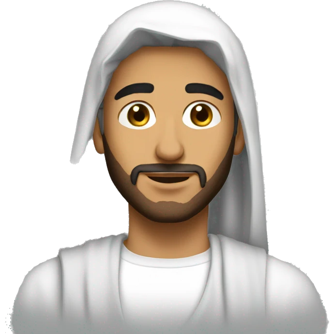 I want a picture of an Arab young man  emoji