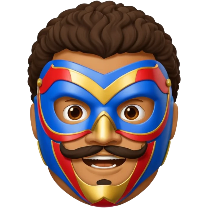 Create a Nacho Libre emoji for a teams chat but make it more original style to the movie emoji