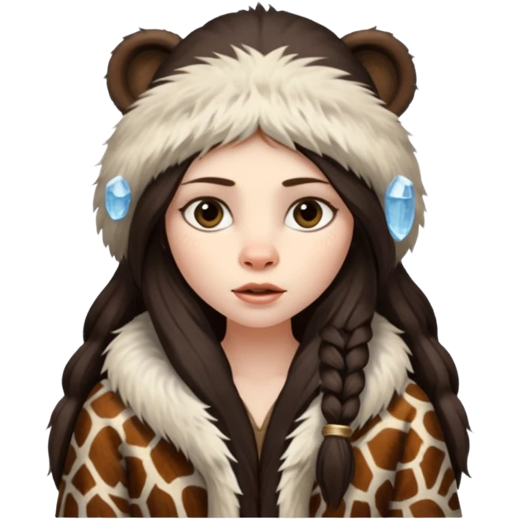 ice age woman  emoji