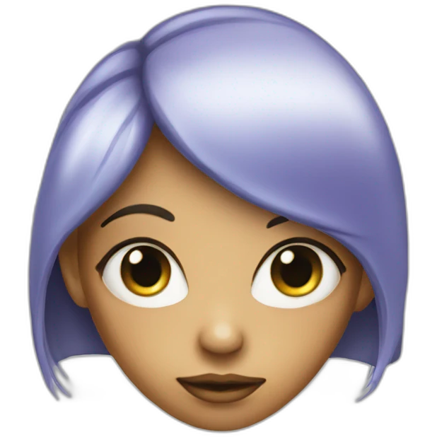 Alien fille emoji