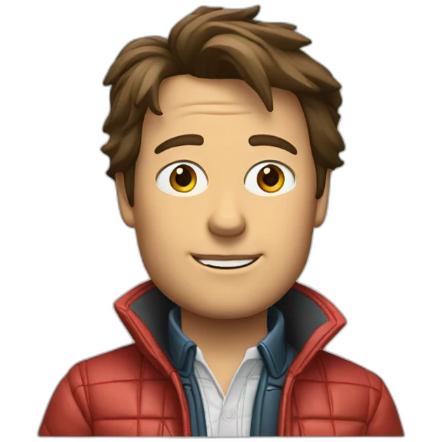 Marty mcfly emoji