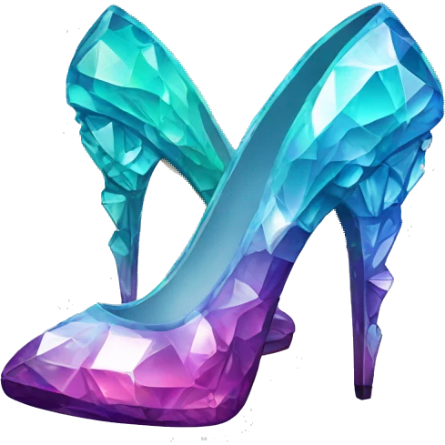 crystal high heels emoji