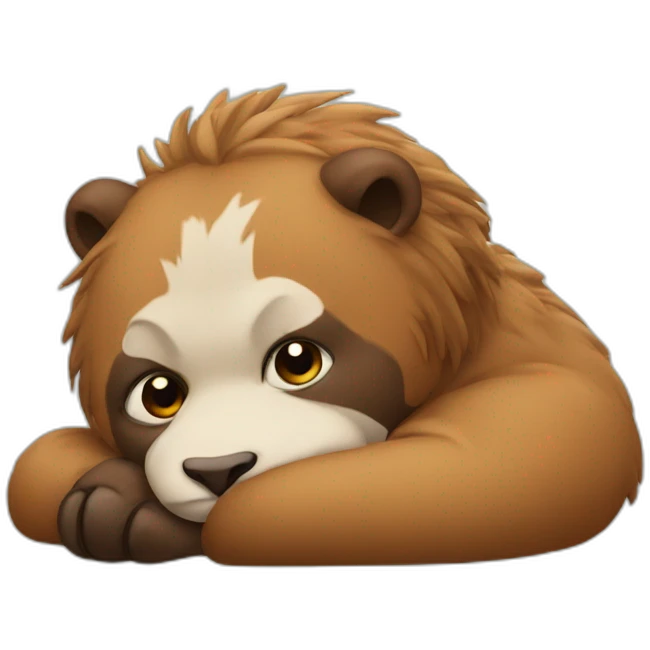 Lazy animal emoji