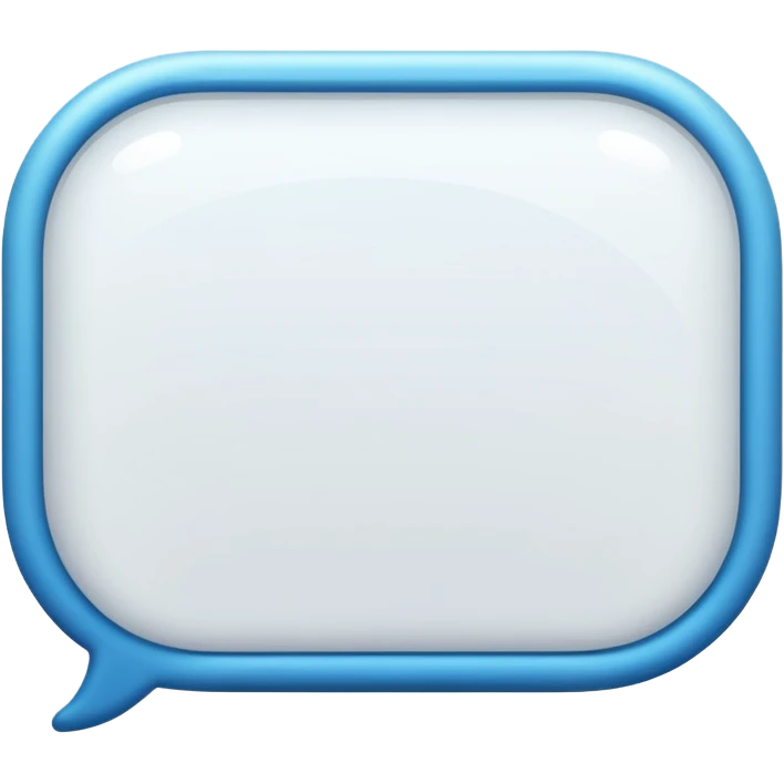 blank message bubble emoji