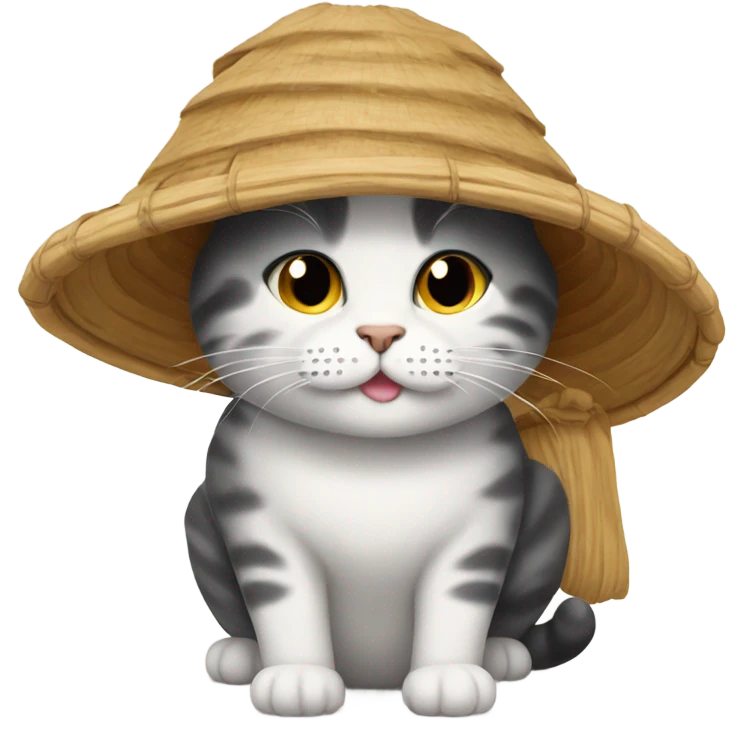 CAT with Hut emoji