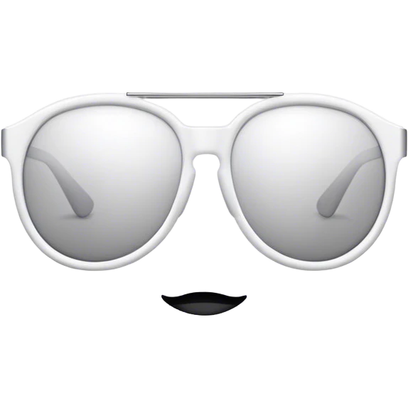white sunglasses emoji