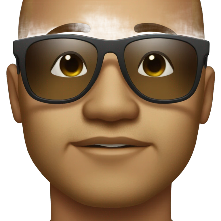 Hyperpigmentation with sunglasses emoji
