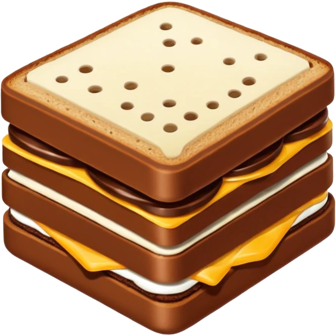 chocolate sandwich emoji