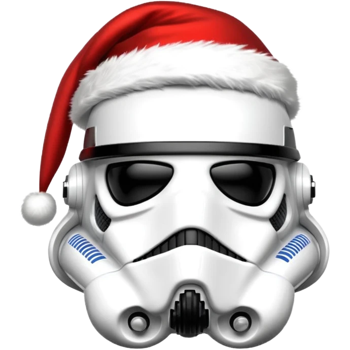 storm trooper helmet santa emoji