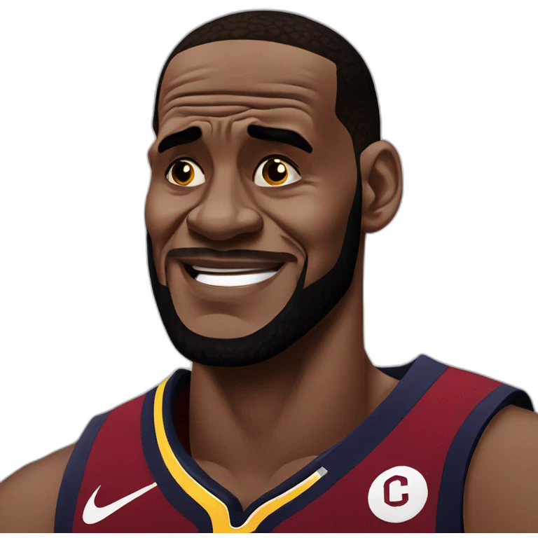 lebron crying emoji
