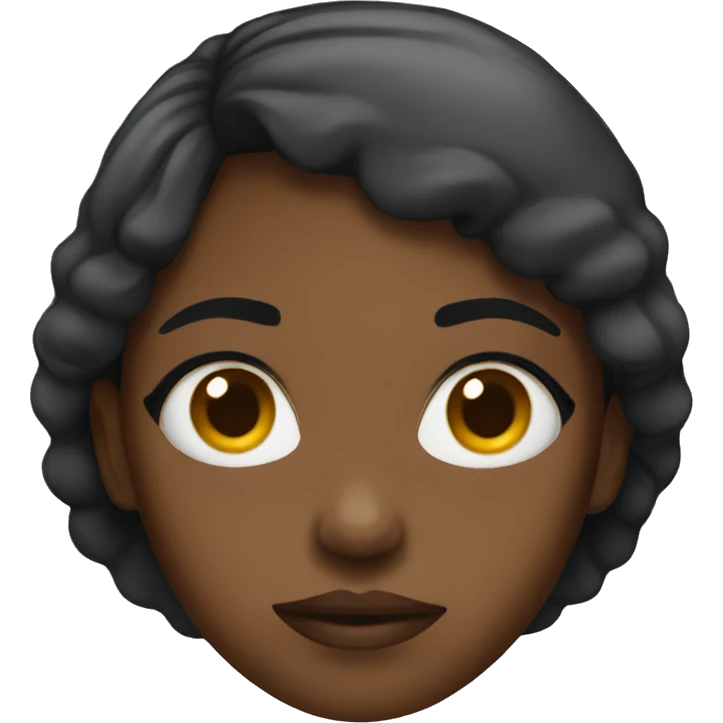 black girl super sad emoji