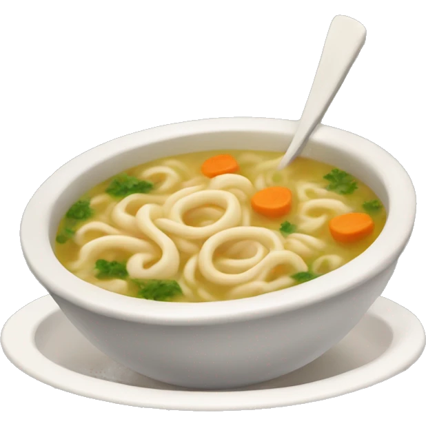 Chicken noodle soup  emoji
