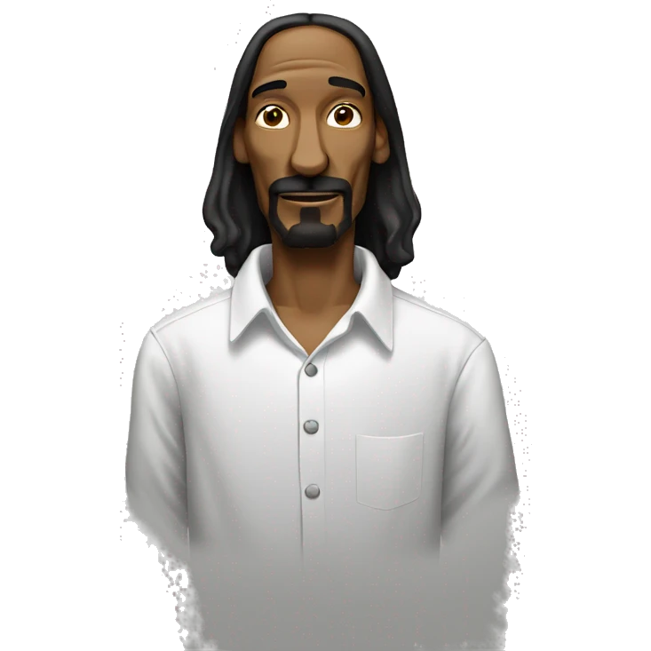 Snoop dog with White shirt  emoji