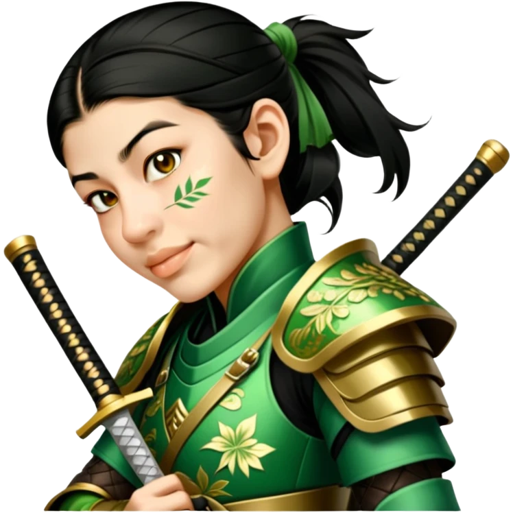 Emerald Samurai emoji