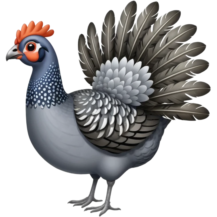 Guinea fowl  emoji