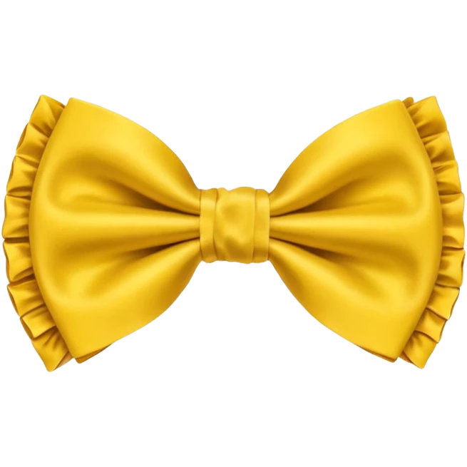 yellow bow tie  emoji