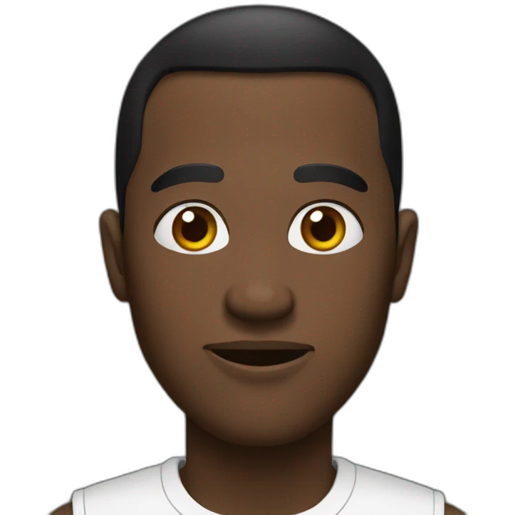 Black coker emoji