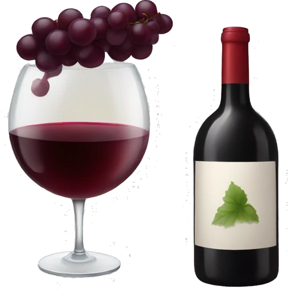 Red wine emoji