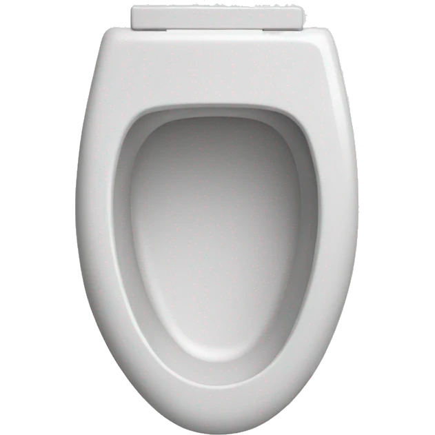 toilet seat from above emoji