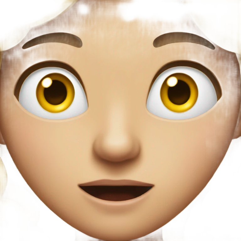 eyes wide open emoji