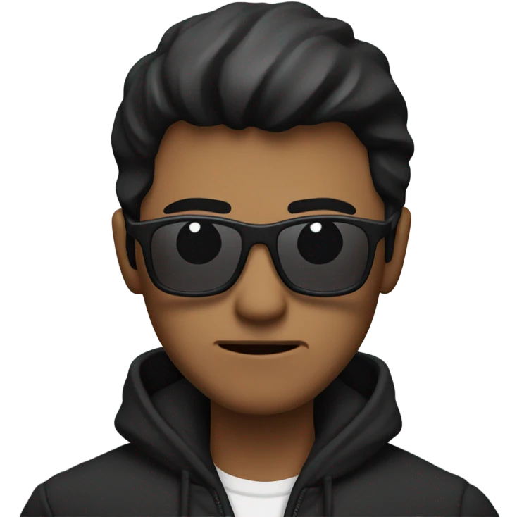  man looking shady emoji
